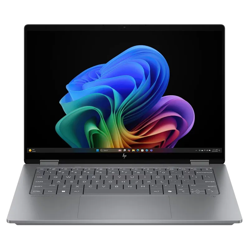 HP OmniBook X FlipNGAI 14-kp0023dx-Core Ultra 7 355-24GB LPDDR5X 8533MHz-512GB SSD-Touch-Backlit-W 14 inch Laptop
