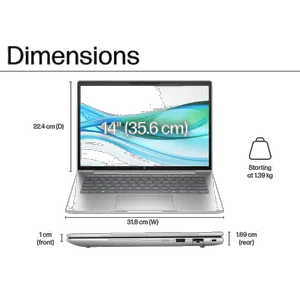 HP ProBook 440 G11-Core Ultra 7 155H-16GB DDR5 5600MHz-512GB SSD-IPS-Fingerprint-Backlit 14 Inch Laptop - بندانگشتی 7
