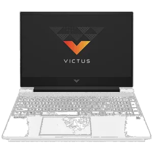 HP Victus 15 fa2082wm-i5 13420H-RTX4050 6GB-16GB DDR4 3200MHz-512GB SSD-FHD 144Hz-W 15.6 inch Laptop - بندانگشتی 12