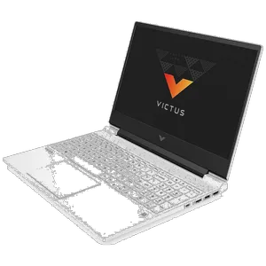 HP Victus 15 fa2082wm-i5 13420H-RTX4050 6GB-16GB DDR4 3200MHz-512GB SSD-FHD 144Hz-W 15.6 inch Laptop - بندانگشتی 13
