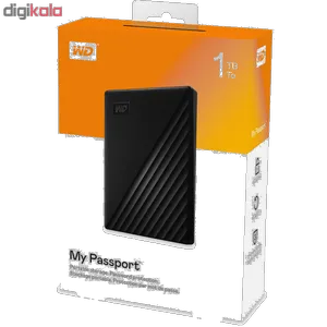 هارد اکسترنال وسترن دیجیتال مدل My Passport ظرفیت 1 ترابایت با استاندارد ارتباطی USB 3.1 Gen1 - بندانگشتی 12