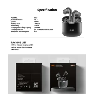 Imiki MT2 Bluetooth Headphone - بندانگشتی 15