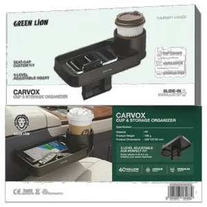 جا لیوانی خودرو گرین لاین مدل Carvox - بندانگشتی 4