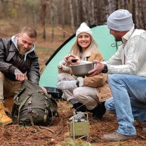 اجاق سفری گرین لاین مدل Foldable Camping 3 burner - بندانگشتی 2