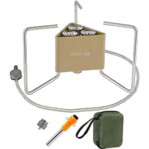 اجاق سفری گرین لاین مدل Foldable Camping 3 burner - بندانگشتی 4