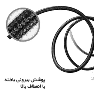  کابل تبدیل USB به USB-C بیاند مدل BUC-301 FAST CHARGE طول 1 متر - بندانگشتی 9