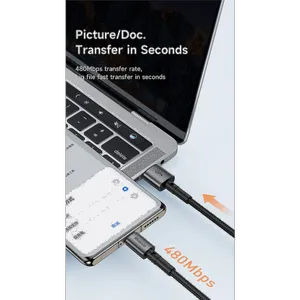 کابل USB به USB-C مک دودو مدل CA-3590 طول 1.2 متر - بندانگشتی 9