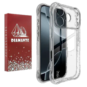 کاور دیامانته مدل ساده مناسب برای گوشی موبایل اپل iPhone 17 Pro Max - بندانگشتی 1