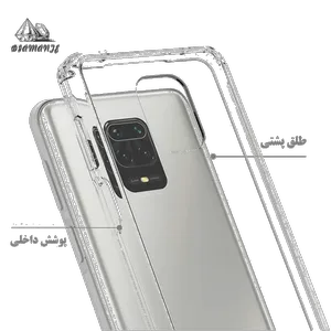 کاور دیامانته مدل ساده مناسب برای گوشی موبایل اپل iPhone 17 Pro Max - بندانگشتی 4