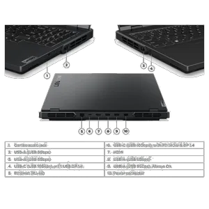 Lenovo Legion Pro 5 16IRX9-i7 14650HX-RTX4060 8GB-16GB DDR5 5600MHz-1TB SSD-WQXGA 240Hz-W 16 Inch Laptop - بندانگشتی 10