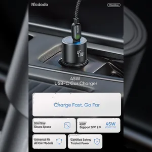 Mcdodo CC-534 45W 1C Fast Car Charger - بندانگشتی 2