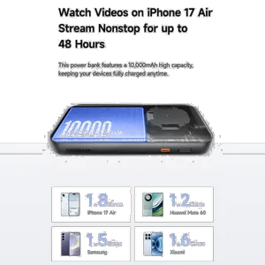 Mcdodo MC-592 45W LED Display Power Bank 10000mAh Built-in USB-C Retractable Cable - بندانگشتی 14