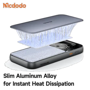 Mcdodo MC-592 45W LED Display Power Bank 10000mAh Built-in USB-C Retractable Cable - بندانگشتی 7