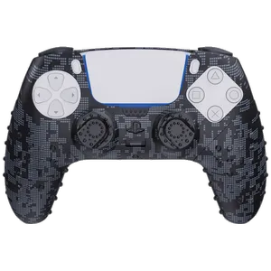 محافظ دسته پلی استیشن 5 اسپارک فاکس مدل Silicone Grip Pack Digital Camo به همراه روکش آنالوگ - بندانگشتی 1