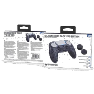 محافظ دسته پلی استیشن 5 اسپارک فاکس مدل Silicone Grip Pack Digital Camo به همراه روکش آنالوگ - بندانگشتی 10