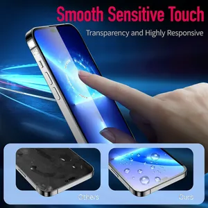 محافظ صفحه نمایش گرین لاین مدل 3D HD-Pet مناسب برای گوشی موبایل اپل iPhone 15 Pro Max - بندانگشتی 15