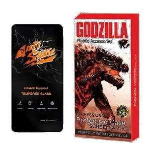 محافظ صفحه نمایش گودزیلا مدل Anti-Static مناسب برای گوشی موبایل اپل iPhone 13 - بندانگشتی 1