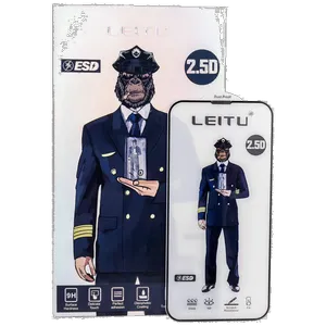 محافظ صفحه نمایش لیتو مدل 2.5D مناسب برای گوشی موبایل اپل Iphone 13/13 Pro - بندانگشتی 1