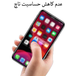 محافظ صفحه نمایش لیتو مدل 2.5D مناسب برای گوشی موبایل اپل Iphone 13/13 Pro - بندانگشتی 21