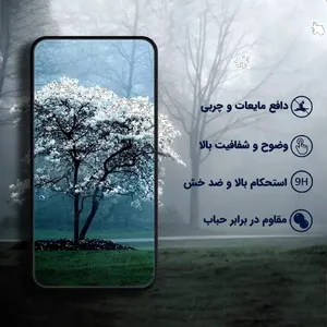 محافظ صفحه نمایش لیتو مدل 2.5D مناسب برای گوشی موبایل اپل Iphone 13/13 Pro - بندانگشتی 25