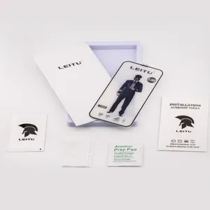 محافظ صفحه نمایش لیتو مدل 2.5D مناسب برای گوشی موبایل اپل Iphone 13/13 Pro - بندانگشتی 5
