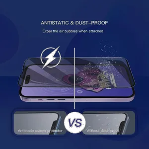محافظ صفحه نمایش میتوبل مدل antistatic مناسب برای گوشی موبایل شیائومی 11t/11t pro/poco x3/poco x3 pro/poco F3/poco x2 - بندانگشتی 2