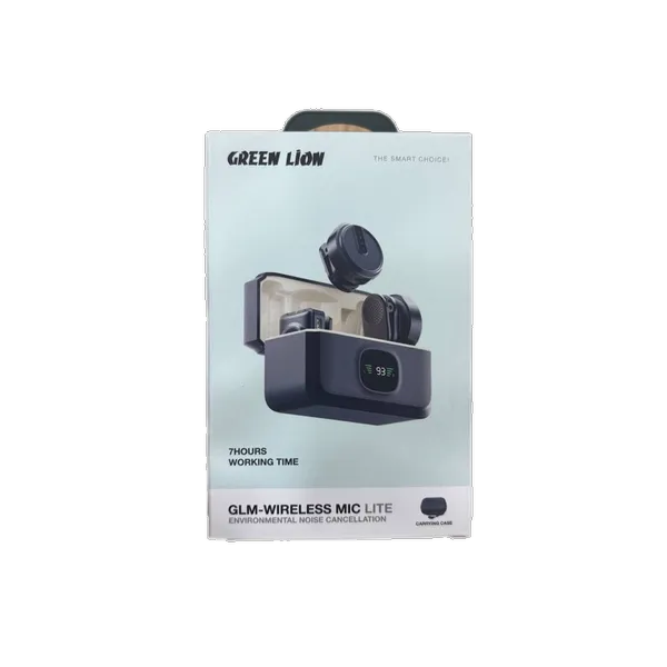 میکروفون بی سیم گرین لاین مدل glm lite new pack با درگاه اتصال تایپ c و لایتنینگ
