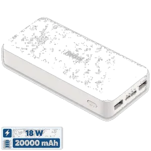 پاوربانک 18 وات شیائومی مدل Redmi ظرفیت 20000 میلی‌آمپرساعت - بندانگشتی 1