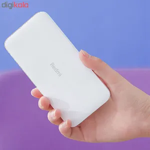 پاوربانک 18 وات شیائومی مدل Redmi ظرفیت 20000 میلی‌آمپرساعت - بندانگشتی 12