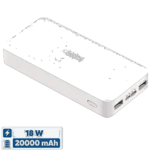 پاوربانک 18 وات شیائومی مدل Redmi ظرفیت 20000 میلی‌آمپرساعت - بندانگشتی 2