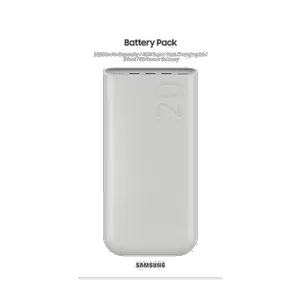 پاوربانک 45 وات سامسونگ مدل Battery Pack EB-P4520 ظرفیت 20000 میلی‌آمپر ساعت - بندانگشتی 10