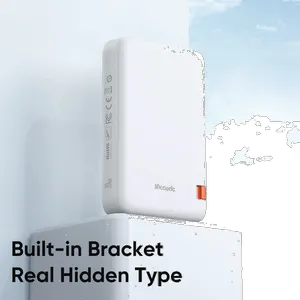 10000mAh 20W Biult-in Bracket Magnetic Wireless Power Bank - بندانگشتی 10