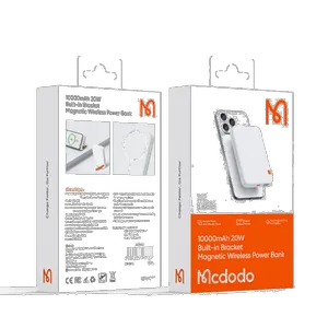 10000mAh 20W Biult-in Bracket Magnetic Wireless Power Bank - بندانگشتی 12