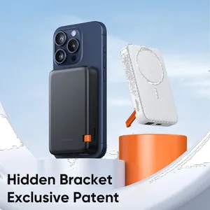 10000mAh 20W Biult-in Bracket Magnetic Wireless Power Bank - بندانگشتی 5