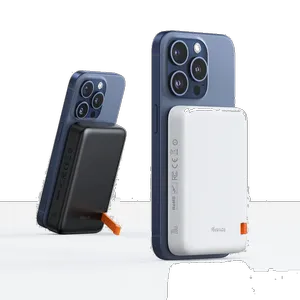 10000mAh 20W Biult-in Bracket Magnetic Wireless Power Bank - بندانگشتی 9
