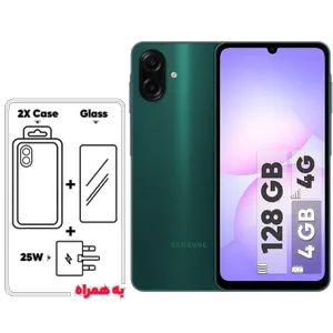 Samsung Galaxy A07 Dual SIM Storage 128GB And 4GB RAM Mobile Phone - With 25W Samsung Charger, 2 Silicon Guard And 1 Screen Protector - بندانگشتی 1