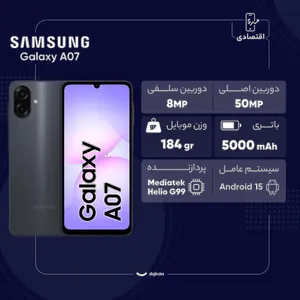 Samsung Galaxy A07 Dual SIM Storage 64GB And 4GB RAM Mobile Phone with SoundCore R50i A3949 - بندانگشتی 22