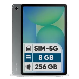 Samsung Galaxy Tab S10 Lite 10.9 inch Tablet with 256GB and 8GB RAM, SIM card Support, 8 MP main camera, Stylus Support  - بندانگشتی 1