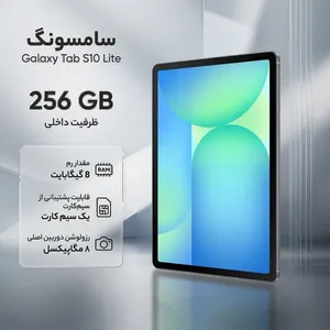 Samsung Galaxy Tab S10 Lite 10.9 inch Tablet with 256GB and 8GB RAM, SIM card Support, 8 MP main camera, Stylus Support  - بندانگشتی 2