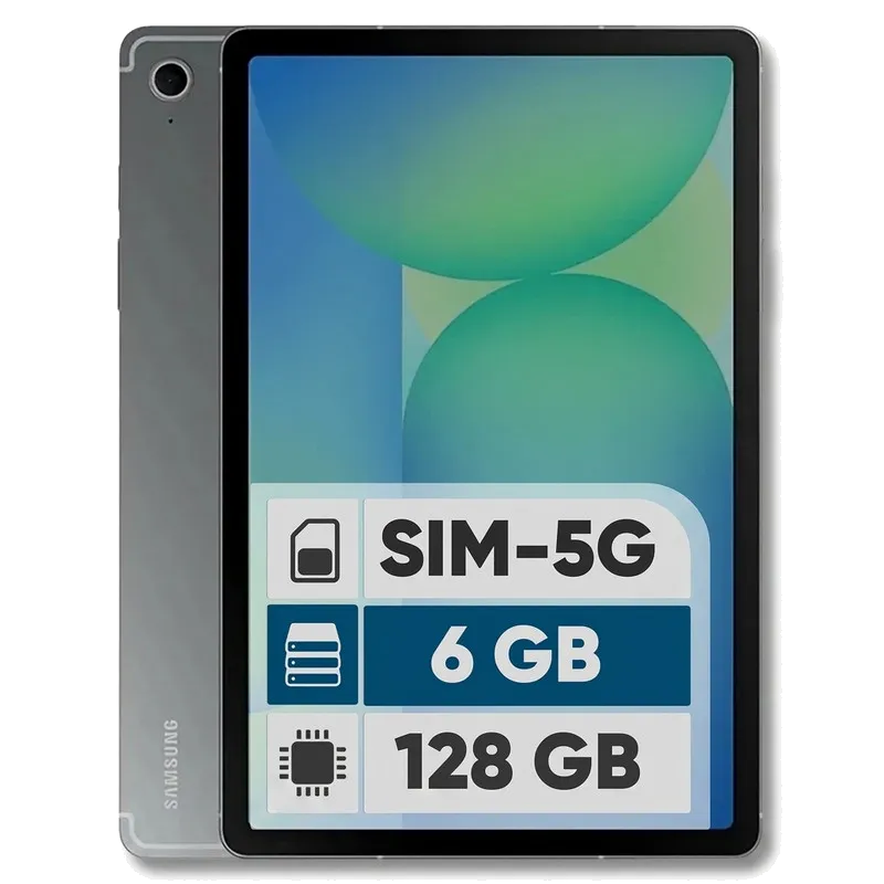 Samsung Galaxy Tab S10 Lite 5G 10.9 inch Tablet with 128GB and 6GB RAM, SIM card Support, 8 MP main camera, Stylus Support
