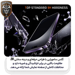 Samurai glass screen protector Invisiglass model suitable for Samsung Galaxy A57 / Galaxy A37 - بندانگشتی 13
