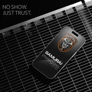 Samurai glass screen protector Invisiglass model suitable for Samsung Galaxy A57 / Galaxy A37 - بندانگشتی 14