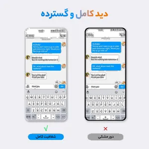 Samurai glass screen protector Invisiglass model suitable for Samsung Galaxy S24 FE - بندانگشتی 7