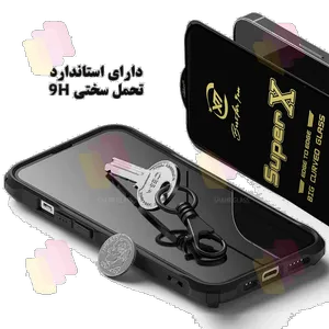 Shahr Glass SUPXS20 Screen Protector For Apple iPhone 16 - بندانگشتی 7