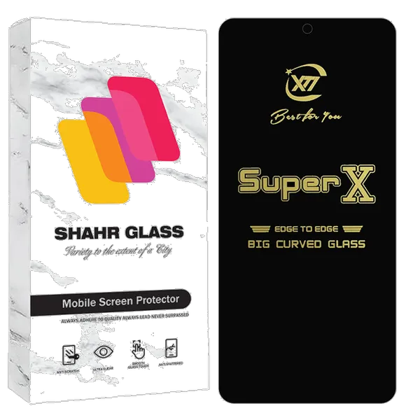 Shahr Glass SUPXS20 Screen Protector For Xiaomi Redmi Note 14s 4G محافظ صفحه نمایش شهر گلس مدل SUPXS20 مناسب برای گوشی موبایل شیائومی Redmi Note 14s 4G