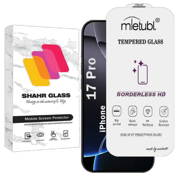 Shahr Glass WSUPERD Screen Protector Suitable For Apple iPhone 17 Pro محافظ صفحه نمایش شهر گلس مدل WSUPERD مناسب برای گوشی موبایل اپل iPhone 17 Pro