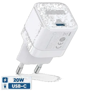 شارژر دیواری 20 وات انکر مدل PowerPort III A2149 Cube - بندانگشتی 1