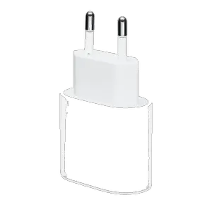 شارژر دیواری 20 وات اپل مدل 20W USB-C - بندانگشتی 4