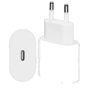 شارژر دیواری 20 وات اپل مدل 20W USB-C - بندانگشتی 8
