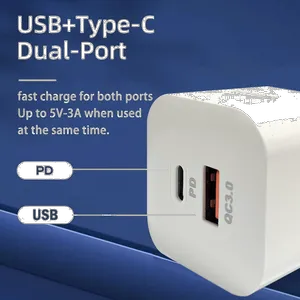 شارژر دیواری 25 وات دو پورت اوکی 24 مدل ADPT Fast Charge - بندانگشتی 10